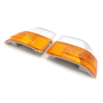 ชุด ไฟเลี้ยว ข้างซ้าย+ขวา 2 ชิ้น สีส้ม,ขาว สำหรับ Toyota Hiace Van ปี 1991-2001